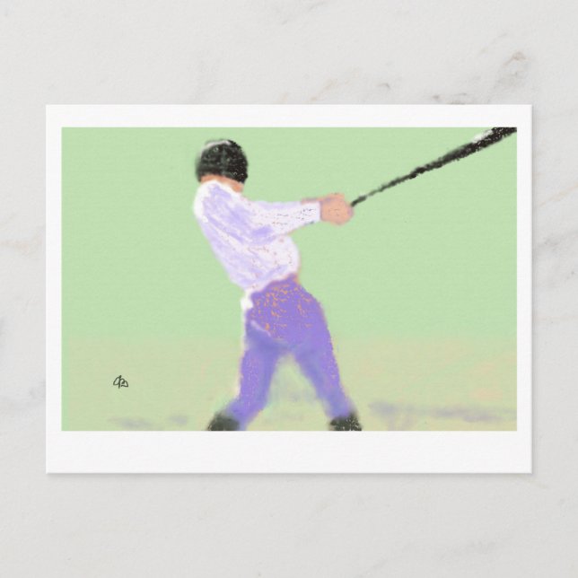 Carte Postale Art du baseball (Devant)