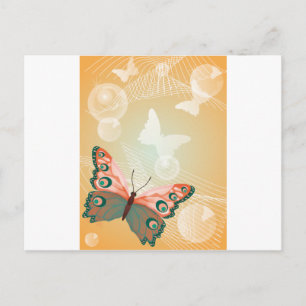 Carte Postale Art du destin de mariage de papillon hawaïen Aloha