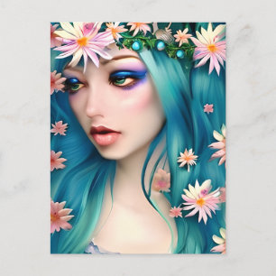 Carte Postale Art Éthéré   Belle Fée   Pensée pour Toi