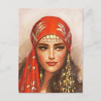 Carte Postale art féminin