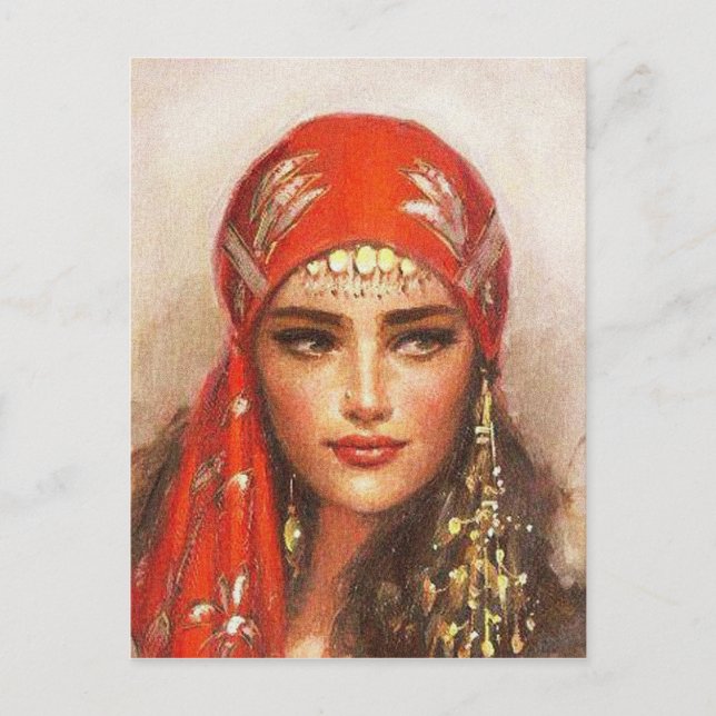 Carte Postale art féminin (Devant)