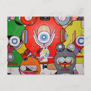 Carte Postale art fou