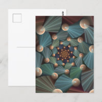 Art Fractal Abstrait Avec Profondeur Bleu Brown Ar