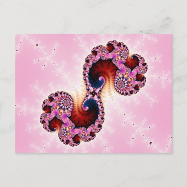 Carte Postale Art fractal Gemini (Devant)