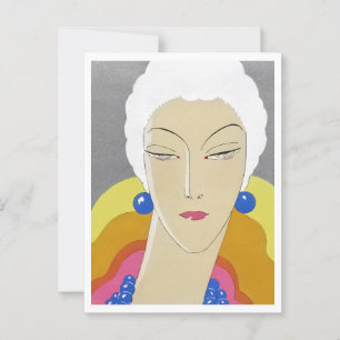 Carte Postale Art-Goût-Beauté (1928), illustration de mode