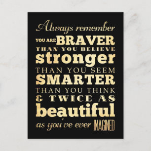 Carte Postale Art Inspirationnel - Dr Cote