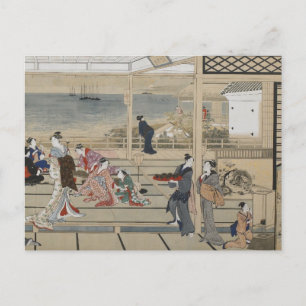 Carte postale Art japonais d'Utamaro