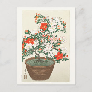 CARTE POSTALE: ART JAPONAIS : OHARA KOSON : AZALEA