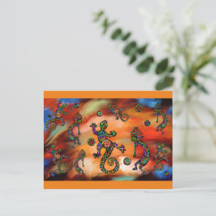 Carte Postale Art Kokopelli