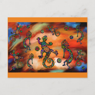 Carte Postale Art Kokopelli