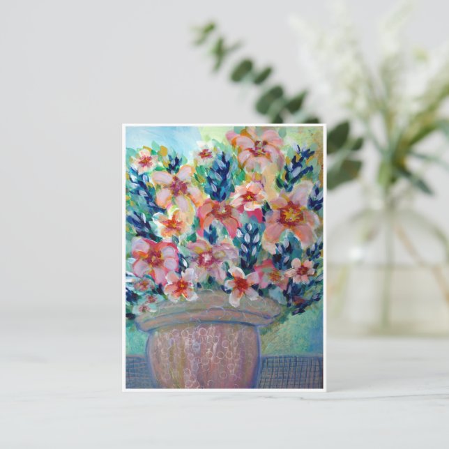 Carte postale Art modèle Bouquet d'Amour original (Debout devant)