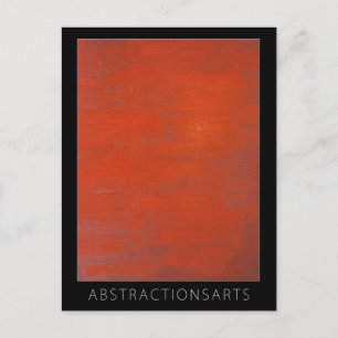 Carte postale Art moderne rouge