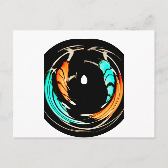 Carte Postale Art Motif traditionnel africain Imprimer (Devant)