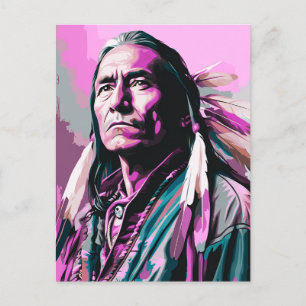 Carte Postale Art mural américain