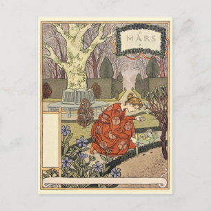 Carte postale Art Nouveau