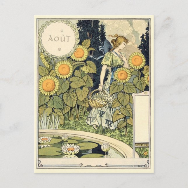 Carte postale Art Nouveau (Devant)