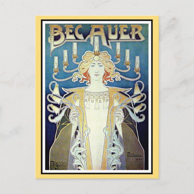 Carte postale : Art Nouveau - Privat Livemont (Devant)