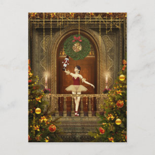 Carte postale Art numérique Ballerina et Nutcracke