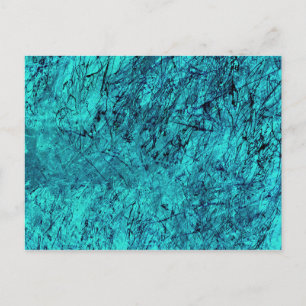 Carte Postale Art numérique bleu avec de nombreuses lignes mélan