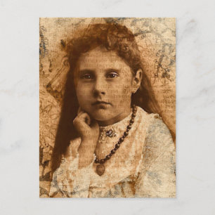 Carte Postale Art numérique des yeux sourds