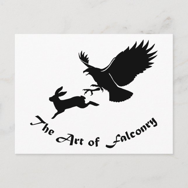 Carte Postale Art of Falconry - Red Tail Hawk (Devant)