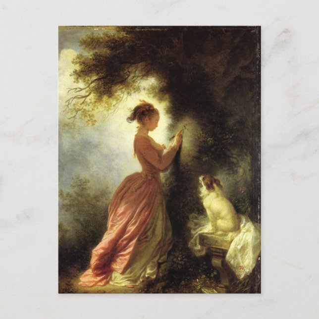 Carte Postale Art par Fragonard Postcard (Devant)