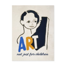 ART... pas seulement pour les enfants [carte posta
