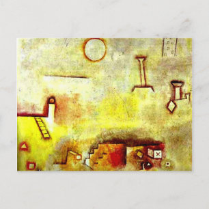 Carte Postale Art Paul Klee : Reconstruire