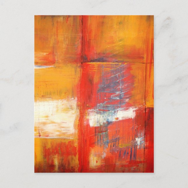 Carte Postale Art peinture Abstrait original (Devant)
