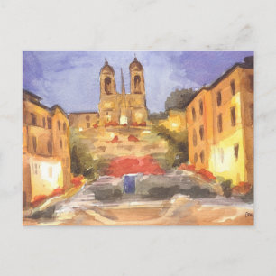Carte Postale Art - Place d'Espagne, Rome