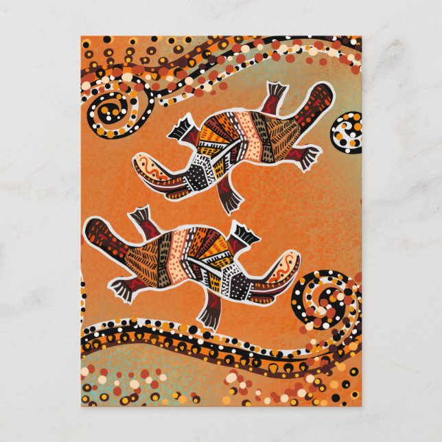 CARTE POSTALE ART PLATAPUS (Devant)