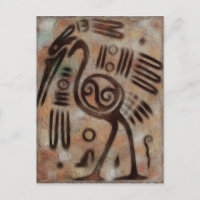 Art populaire de gravures rupestres mexicaines