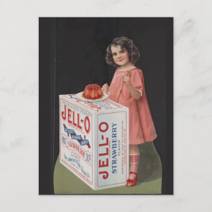 CARTE POSTALE ART POSTER DU 20E SIÈCLE JELLO GIRL