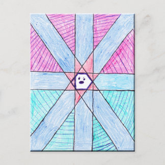 Carte postale Art pour enfants - Shane's Design