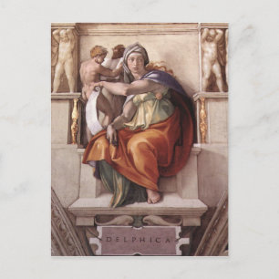 Carte Postale Art Renaissance Michel-Ange