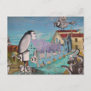 Carte Postale art surréaliste de valparaíso