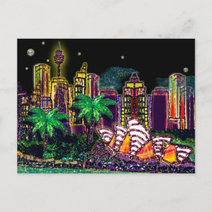Carte postale Art Sydney Australie