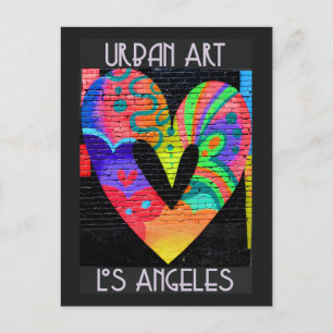 Carte Postale Art Urbain, Los Angeles,