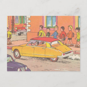Carte Postale Art vintage de l'automobile française