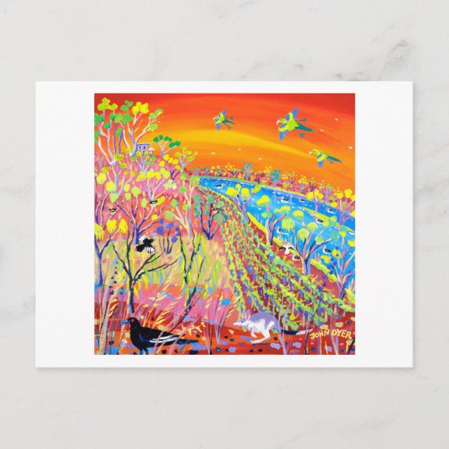 Carte postale Art : Wetland Wildlife, Banrock Stat (Devant)