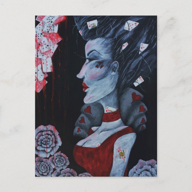 Carte postale Art Wonderland de Red Queen (Devant)