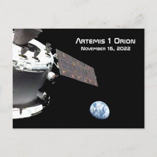 Carte Postale Artemis Orion Marbre bleu marine