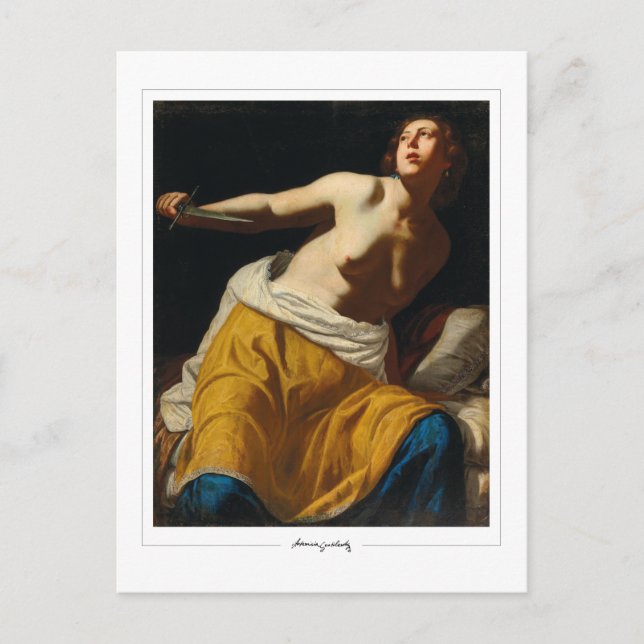Carte Postale Artemisia Gentileschi #1 - Art (Devant)