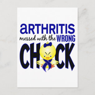 Carte Postale Arthrite Messagée Avec Le Mauvais Poussin