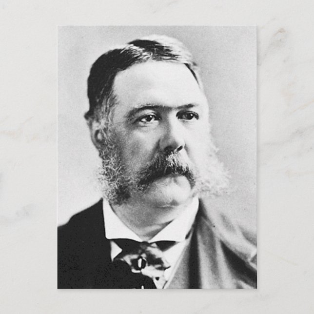 Carte Postale Arthur ~ Chester Alan / Président des États-Unis (Devant)