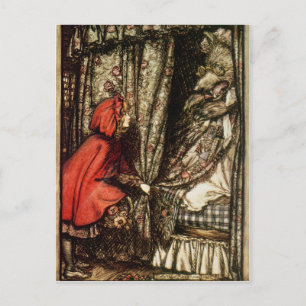 Carte Postale Arthur Rackham   Petit chaperon rouge