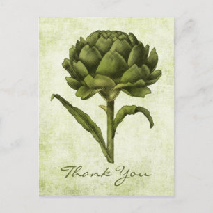 Carte postale Artichoke vintage