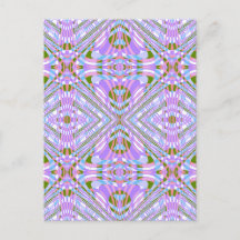 Artiste de motif abstrait miroir mauve chic