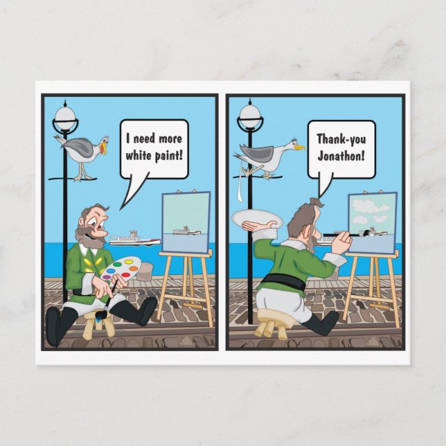 CARTE POSTALE ARTISTE JOKE. (Devant)