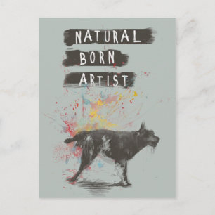 Carte Postale artiste né